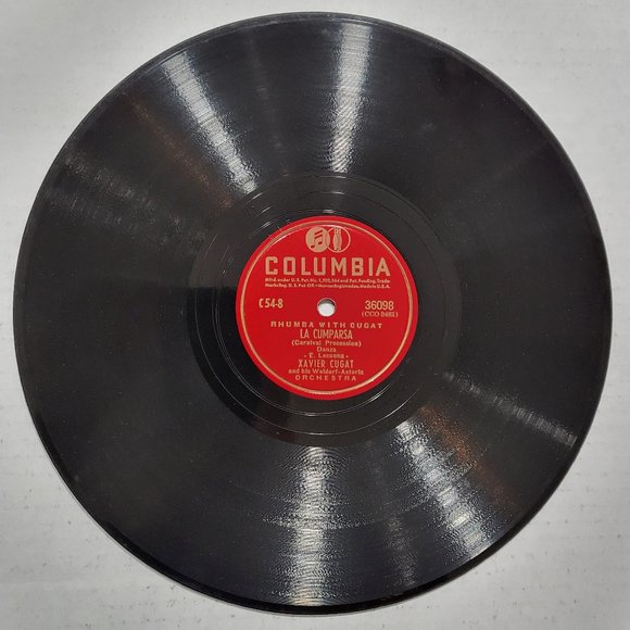 Negra Leono / La Cumparsa - Xavier Cugat - Columbia 36098 - 10 in 78 RPM - Picture 2 of 4